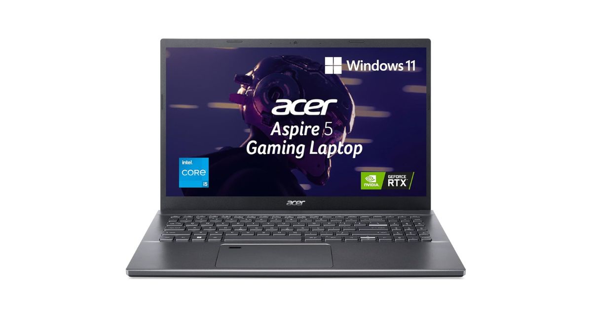 Acer Aspire 5 gaming laptop : i5-1240P 12th Gen.