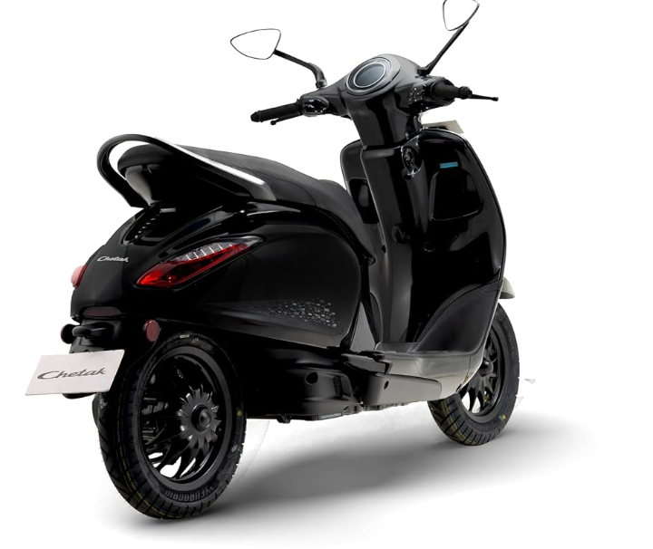 Bajaj chetak 3001 electric scooter back side