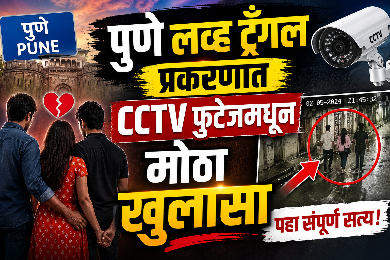 प्रेमत्रिकोणातून तरुणाचा मृत्यू? पुण्यातील धक्कादायक प्रकरणात CCTV फुटेजमधून मोठा खुलासा