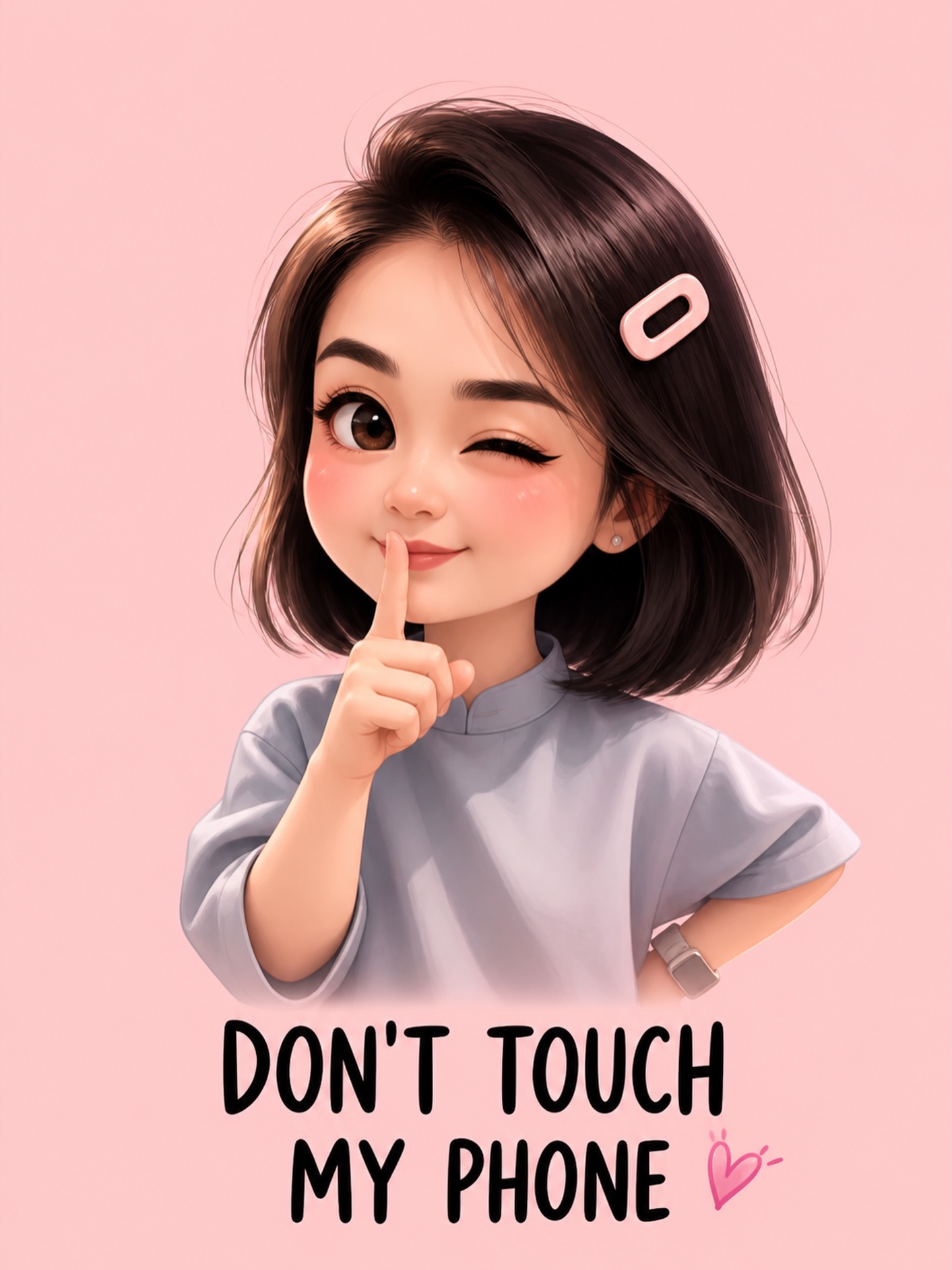 Dont touch my phone HD wallpaper