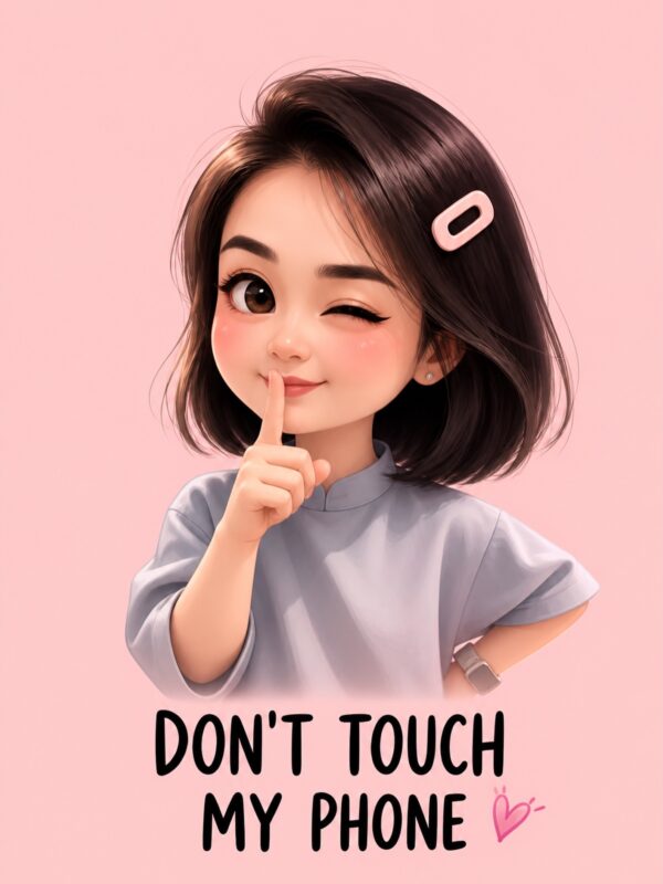 Dont touch my phone HD wallpaper
